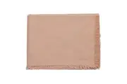 Ecology Cotton Tableware Elegant Fray Dining Tablecloth Sheets 240cm Blush