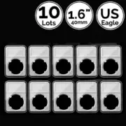 Lot of 10 1.6 IN 40 mm Slab Coin Holder Display Fit For US Silver Eagle