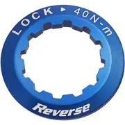Aluminum Cassette Lockring by Reverse Fits HG Shimano SRAM Freehub Body Blue