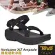【美國 TEVA】女 可調式 機能運動中厚底涼鞋.耐磨運動織帶/1131270 BLK 黑