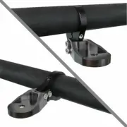 Rugged Radios Horizontal Tube Bar Mount Clamp for Antennas & GoPro Cameras