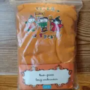 Kids Trick or Treat 2 Piece Two-Piece Long Underwear Pajamas Halloween Theme 5T