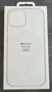 GENUINE Apple Clear Case w/ Magsafe iPhone 15 (6.1" Small Camera) Clear NEW