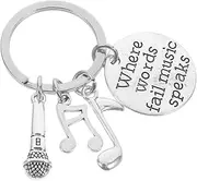 [QWDSGFWS] Music Keychain Bag Key Chain Metal Key Charm Hanging Decor for Key Metal Key Chain Instrument Key Pendant Bag Decoration Keychains Car Key Chain Key Chain Ornament Key Decor/64