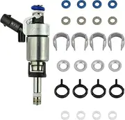 Areyourshop 4PCS Fuel Injectors O-Ring Seals Repair Kits for Volkswagen Jetta Passat Tiguan Beetle GTI GLI Golf CC for Audi A3 A4 A5 etc TSI Engine 06H998907A 06J 998 907D