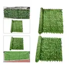 Artificial Faux Leaf Privacy Fence Wall Screen Decorative Trellis for Home Patio