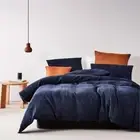 Daytona Ink Super King bed Quilt Cover Set by Logan & Mason (Australian size ...
