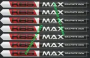 KBS Max Graphite Iron .355" Taper Tip Golf Shafts Senior Flex 55g 4-PW Set of 7
