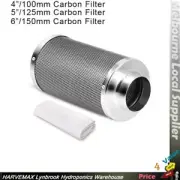 4 5 6 inch Carbon Filter Odor Control for Fan Grow Tent Ventilation