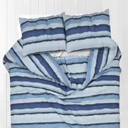 Amsons Pure Cotton Quilt Cover Set With Extra Standard Pillowcases - Ocean