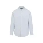 [Carhartt Wip] Carhartt Wip-Light Blue Ls C-Logo Cotton Shirt-Uomo S STAND