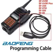 US Baofeng Walkie Talkie Usb Programming Cable Cord Cd For Uv-9r Plus A58 Radio