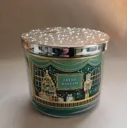 Bath & Body Works Fresh Balsam 3 Wick Candle Unused New