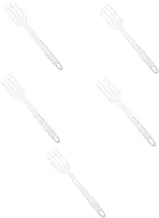 Ciieeo Pcs Silicone Cooking Fork Dishwasher Safe Large Kitchen Fork for Noodles Pasta Salad Food Comfortable to Hold Non-Slip Modern Design