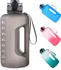 Large Water Bottle with Handle 2.2L BPA Free for Sports Gym