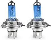 2Pcs Car Halogen Headlight H4 100W Very Bright White 6000K 12v H4 Halogen Bulb 100/90w Hi/Low Beam Quartz Glass Headlight Lamp