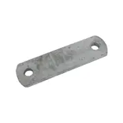 Sunrise Shackle Plate Suit 45mm Spring 1/2" Hole - 113mm Zinc - SP45N113G