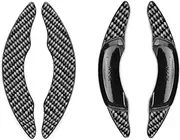Car Steering Wheel Shift Paddles for V&olvo XC40 XC60 XC90 V40 V60 S60 Car Interior Accessories Carbon Fiber 2pcs Car Steering Wheel Shift Paddle Shifter Extended HTEOPOEKFR(C Style)