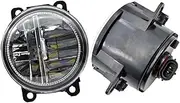 Car Fog Lamp Assembly For Jeep For Renegade BU 2015 2016 2017 2018 Fog Light Car Front Bumper Fog Lamp Daytime Running Light DRL 12V Front Bumper Fog Light(LED-Y)