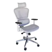 SK Designer Living | Replica Ergohuman Ergonomic Japanese Mesh Desk / Office Chair | White