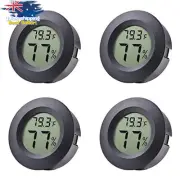 Hygrometer Thermometer, 4 Pack, Mini, Digital LCD, Indoor, Home, Greenhouse