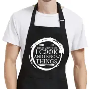 Cooking Aprons for Women with Pockets Mens Aprons for Grilling BBQ Grill Chef...