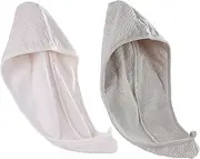 SOESFOUFU Microfiber Hair Drying Cap for Women Quick Drying Absorbent Sleep Cap Travel Hair Towel Set Random Color