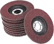 Luxshiny 10pcs Flap Disc Grinding Wheels for Angle Grinder Sanding Discs Efficient Metal Grinding Abrasive Flap Wheel for Rapid Surface Finishing