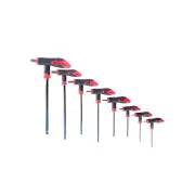 888 Series 8Pcs T-Handle Hex Key Set - Torx Double Ended Chrome Vanadium Steel