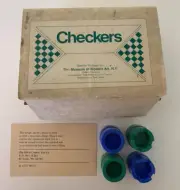 TOM WOLFF CHECKERS SET - ORIGINAL BOX MUSEUM OF MODERN ART NY MoMA - POP ART New