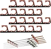 Generisch Fishing Rod Holder - Wall Mount Fishing Pole | Ceiling Fishing Rod Organiser | Fishing Pole Display Holder, Overhead Storage Hooks Hooks, Fishing Tackle Holder for Garage
