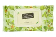 The Face Shop Herb Day 365 Cleansing Wipes - Make Up Remover Face Wipes with Ros
