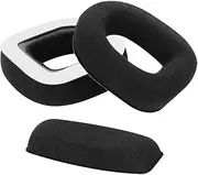 Geekria Earpad and Headband Set, Compatible with Astro A10 Headphone, Repair Parts Suit (Black)