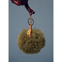 在飛比找蝦皮商城優惠-ST.MALO秘魯工匠手工原生羊駝毛球鑰匙圈/ 10cm/ 