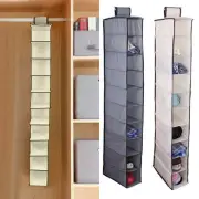 Tidy Hanger Hanging Wardrobe Storage Shelf Closet Organiser Clothes ShoeBox NewЦ