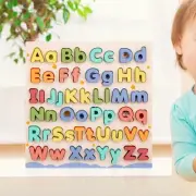 Wooden Educational Abc Puzzle Preschool Game Learning Letters Puzzle Toys Early