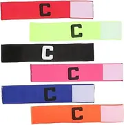SUPVOX 6pcs Football Captain Armband Pool Billiards Rv Door Lock Ball Kettle Accessories Color Armband Dustproof Cable Goalkeeper Gloves Armband Armband Universal Armband Polyester