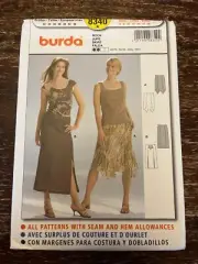 Burda 8340 UNCUT Sewing Pattern, Misses' Skirt, Size 6-18