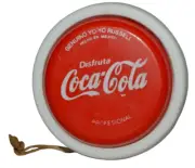 VINTAGE TOY MEXICAN GENUINE YO-YO RUSSEL PROFESSIONAL COCA COLA