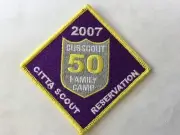 2007 Jersey Shore Council Citta Scout Reservation Family Camp pocket patch