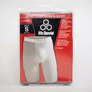 McDavid Adult Compression Short 710CR White Sz S