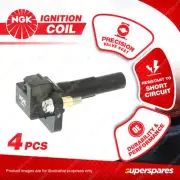 4 x NGK Ignition Coils for Subaru Forester SF Impreza GD GG 2.0L T4 Cyl DOHC (for: Subaru)
