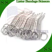 12 Lister Bandage Scissors 3.5" Emt Surgical First Aid