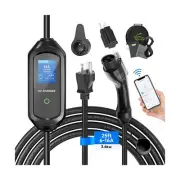 Level 1 EV Charger, Electric Vehicle Charger Level 1, 16Amp, 25ft Extension C...