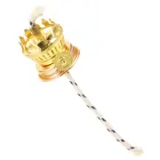 Oil Lamp Replacement Burner Kerosene Base Small Wick Holder Lantern Parts