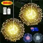 Firework Fairy Hanging String Lights Outdoor Garden XMAS Tree NV