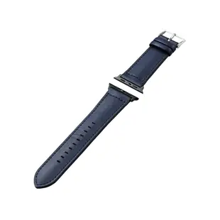 【日本ELECOM】純素皮革錶帶Apple Watch 45/44/42mm 藍