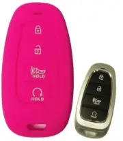 Key Fob Keyless Rubber Remote Cover Fits Hyundai Santa Fe 2021 2022