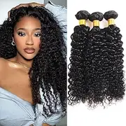Kinky Curly Bundles 3 Bundles Hair Weaves Brazilian Human Hair Bundles Extensions