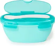 Skip Hop Easy-Serve Travel Bowl and Spoon, Soft Teal, 2 Count